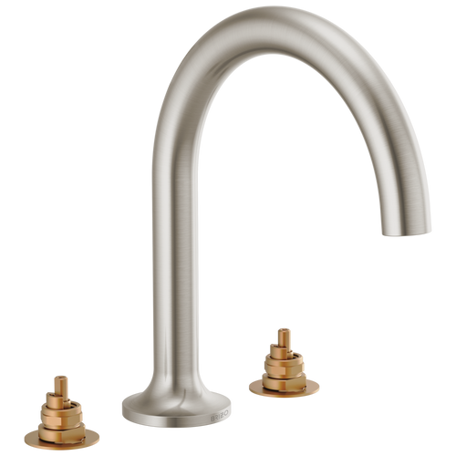 Brizo Odin Roman Tub Faucet - Less Handles in Brushed Nickel Finish - T67375-BNLHP