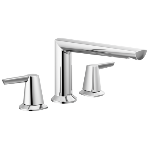 Delta Galeon 3-Hole Roman Tub Trim in Lumicoat Chrome Finish - T2771-PR