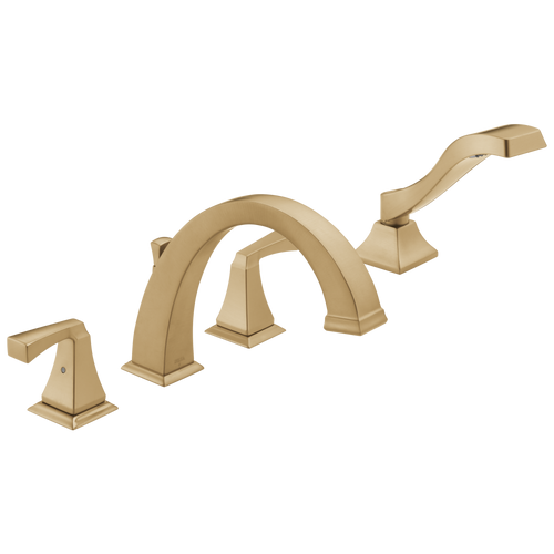 Delta T4751-RB Dryden Roman Tub with Hand Shower Trim VENETIAN BRONZE