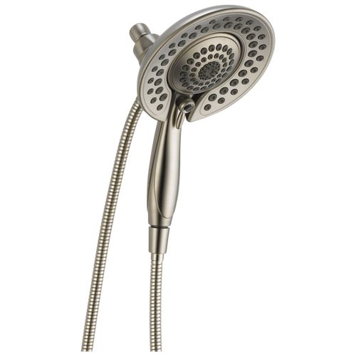 Delta Universal Showering In2ition 5-Setting Two-in-One Shower 2.5 GPM in Lumicoat Stainless Finish - 58569-SS-PR25-PK Delta Universal Showering In2ition 5-Setting Two-in-One Shower 2.5 GPM in Lumicoat Stainless Finish - 58569-SS-PR25-PK