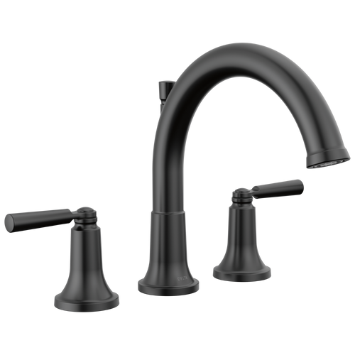 Delta Saylor Arc Roman Tub Trim in Matte Black Finish - T2735-BL