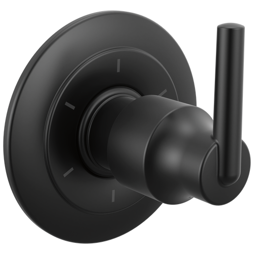 Delta Trinsic 6-Setting 3-Port Diverter Trim in Matte Black Finish - T11959-BL