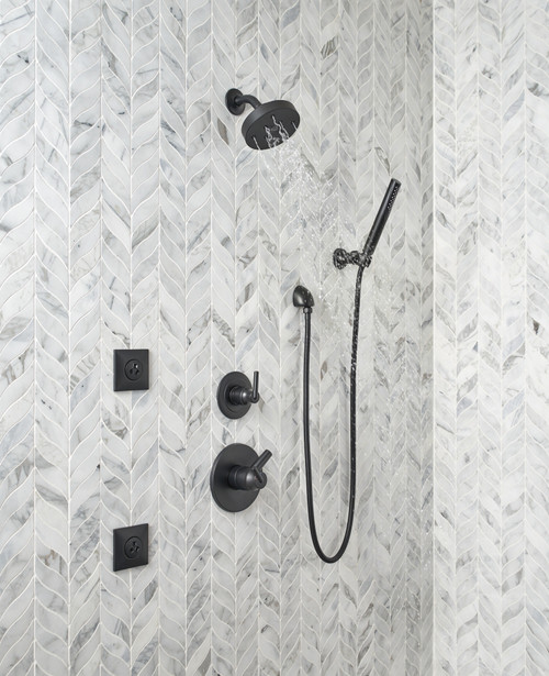 Delta Trinsic 6-Setting 3-Port Diverter Trim