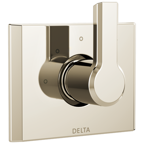 Delta Pivotal 3-Setting 2-Port Diverter Trim in Lumicoat Polished Nickel Finish - T11899-PN-PR