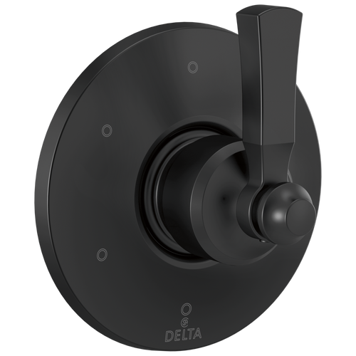Delta Dorval 6 Setting Diverter Trim in Matte Black Finish - T11956-BL