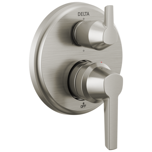 Delta Galeon 14S Integrated Diverter Trim - 6 Setting in Lumicoat Stainless Finish - T24971-SS-PR