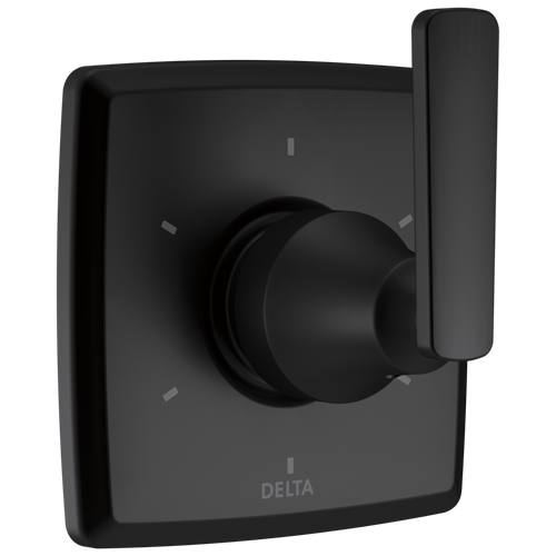 Delta Ashlyn 6-Setting 3-Port Diverter Trim in Matte Black Finish - T11964-BL
