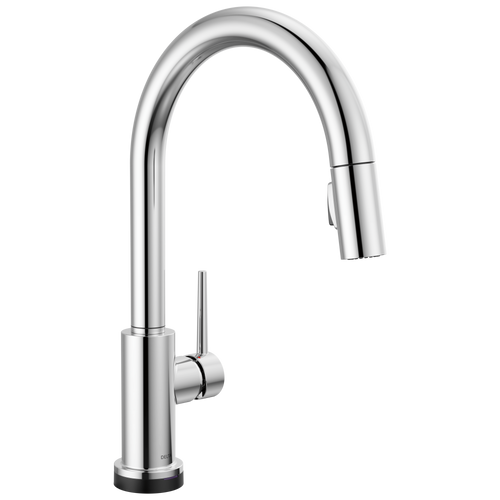 Delta Trinsic VoiceIQ Single-Handle Pull-Down Kitchen Faucet with Touch2O Technology in Chrome Finish - 9159TV-DST