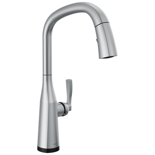 Delta Stryke Single Handle Pull Down Kitchen Faucet with Touch 2O Technology in Lumicoat Arctic Stainless Finish - 9176T-AR-PR-DST Delta Stryke Single Handle Pull Down Kitchen Faucet with Touch 2O Technology in Lumicoat Arctic Stainless Finish - 9176T-AR-PR-DST
