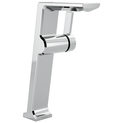 Delta Pivotal Single Handle Vessel Bathroom Faucet in Lumicoat Chrome Finish - 799-PR-DST
