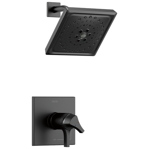 Delta Zura TempAssure 17T Series Shower Trim in Matte Black Finish - T17T274-BL Delta Zura TempAssure 17T Series Shower Trim in Matte Black Finish - T17T274-BL