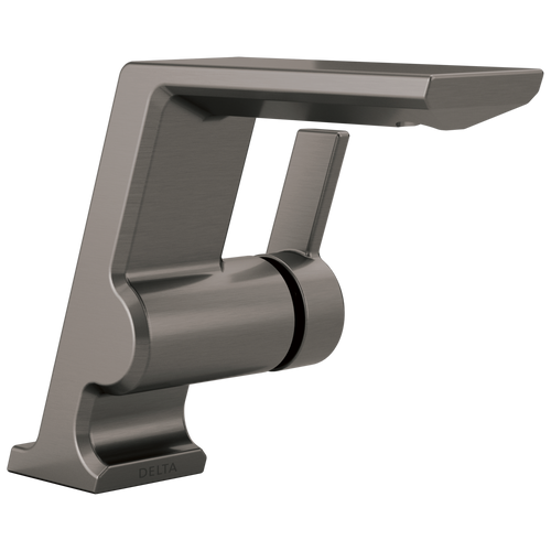 Delta Pivotal Single Handle Bathroom Faucet in Lumicoat Black Stainless Finish - 599-KS-PR-LPU-DST