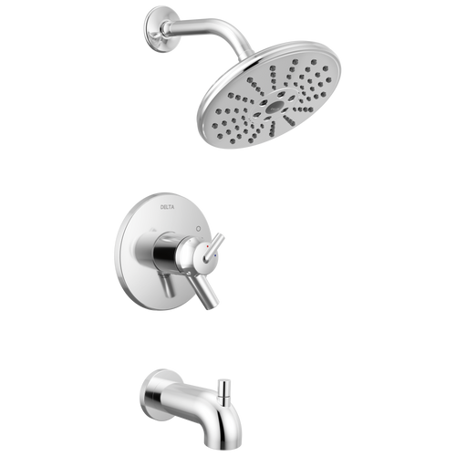 Delta Trinsic TempAssure 17T Series H2OKinetic Tub & Shower Trim in Chrome Finish - T17T459-H2O