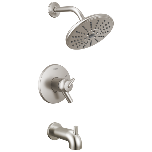 Delta Trinsic TempAssure 17T Series H2OKinetic Tub & Shower Trim in Stainless Finish - T17T459-SSH2O