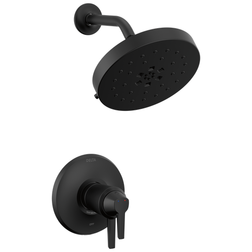 Delta Galeon 17T Series Shower Trim with UltraSoak in Matte Black Finish - T17T271-BL