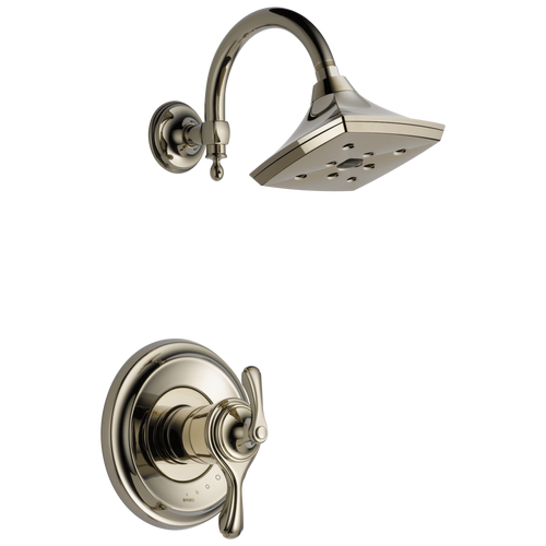 Brizo T60285-PNCO Charlotte Tempassure Thermostatic Shower Only Cocoa Bronze/Polished Nickel