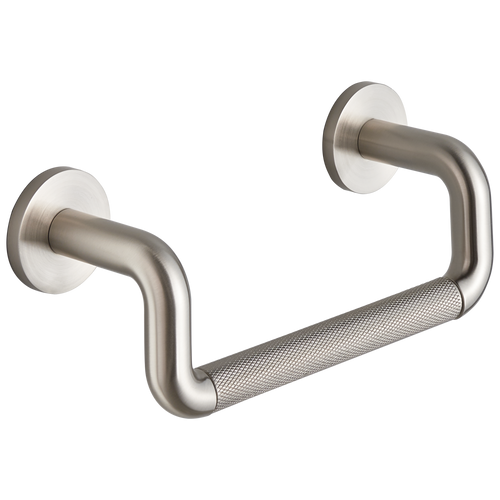 Brizo Litze 694735-PC 8" Mini Towel Bar With Knurling Chrome