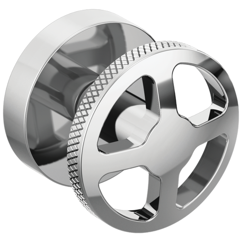 Brizo Litze Two-Handle Wall Mount Tub Filler Wheel Handle Kit in Chrome Finish - HW70432-PC