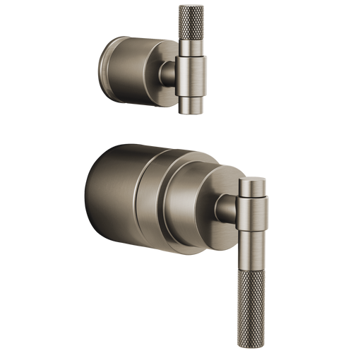 Brizo Litze Pressure Balance Valve with Integrated Diverter Trim T-Lever Handle Kit in Luxe Nickel Finish - HL75P33-NK Brizo Litze Pressure Balance Valve with Integrated Diverter Trim T-Lever Handle Kit in Luxe Nickel Finish - HL75P33-NK