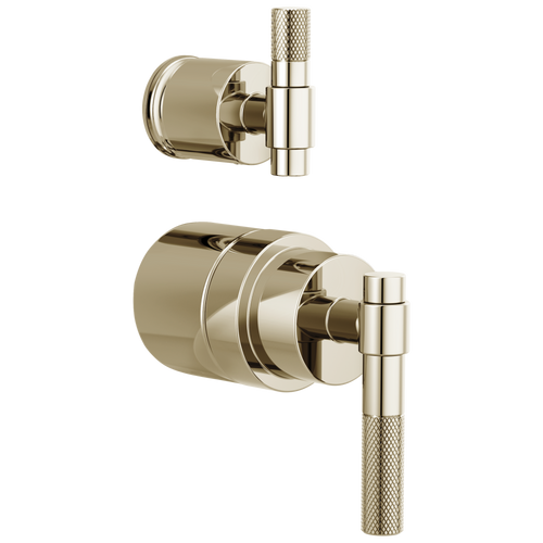 Brizo Litze Pressure Balance Valve with Integrated Diverter Trim T-Lever Handle Kit in Polished Nickel Finish - HL75P33-PN Brizo Litze Pressure Balance Valve with Integrated Diverter Trim T-Lever Handle Kit in Polished Nickel Finish - HL75P33-PN