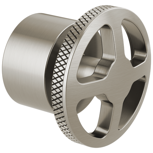 Brizo Litze Single-Handle Floor Mount Tub Filler Wheel Handle Kit in Luxe Nickel Finish - HW7032-NK