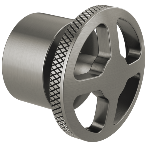 Brizo Litze Single-Handle Floor Mount Tub Filler Wheel Handle Kit in Luxe Steel Finish - HW7032-SL