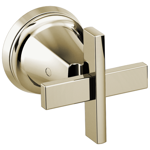 Brizo Levoir Two-Handle Wall Mount Tub Filler Cross Handle Kit in Polished Nickel Finish - HX7098-PN