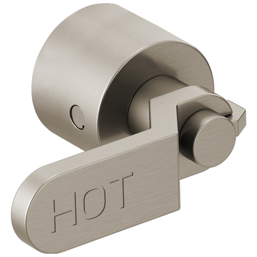 Brizo Litze Two-Handle Wall Mount Tub Filler Industrial Lever Handle Kit in Luxe Nickel Finish - HL70434-NK