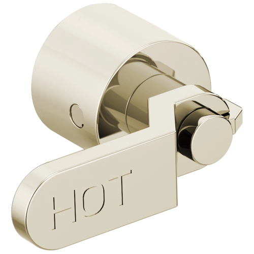 Brizo Litze Two-Handle Wall Mount Tub Filler Industrial Lever Handle Kit in Polished Nickel Finish - HL70434-PN