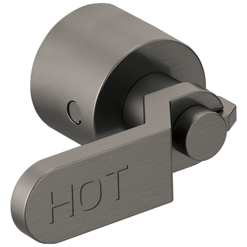 Brizo Litze Two-Handle Wall Mount Tub Filler Industrial Lever Handle Kit in Luxe Steel Finish - HL70434-SL