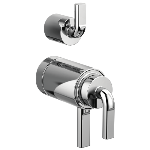 Brizo Litze TempAssure Thermostatic Valve with Integrated Diverter Notch Lever Handle Kit in Chrome Finish - HL7539-PC