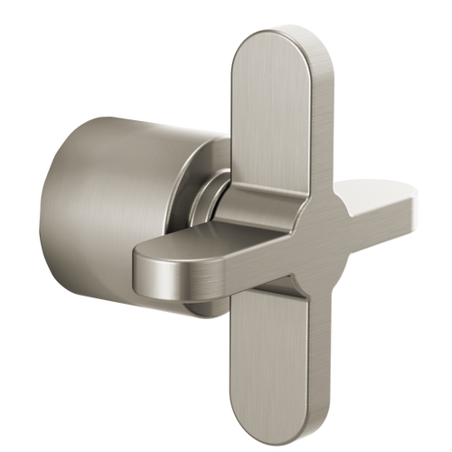 Brizo Odin 3 & 6 Function Diverter Trim Cross Handle Kit in Brushed Nickel Finish - HX975-BN