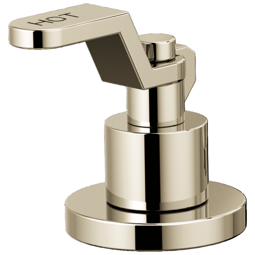 Brizo Litze Widespread Lavatory Industrial Lever Handle Kit in Polished Nickel Finish - HL5334-PN-NM