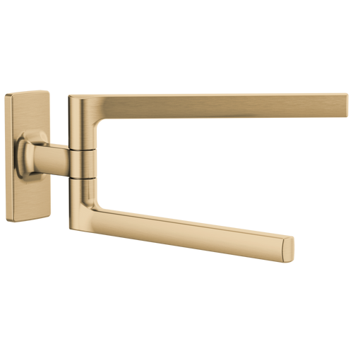 Brizo Kintsu 8" Pivoting Towel Bar in Luxe Gold Finish - 694707-GL Brizo Kintsu 8" Pivoting Towel Bar in Luxe Gold Finish - 694707-GL