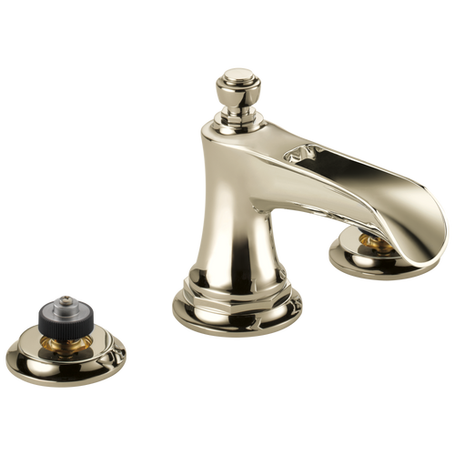 Brizo Rook 65361LF-PNLHP-ECO Widespread Lavatory Faucet - Less Handles Polished Nickel 1.2GPM