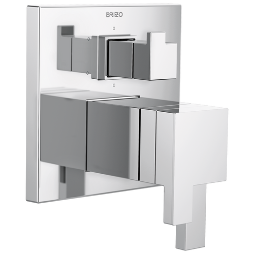 Brizo Siderna TempAssure Thermostatic Valve with Integrated 6-Function Diverter Trim in Chrome Finish - T75680-PC Brizo Siderna TempAssure Thermostatic Valve with Integrated 6-Function Diverter Trim in Chrome Finish - T75680-PC