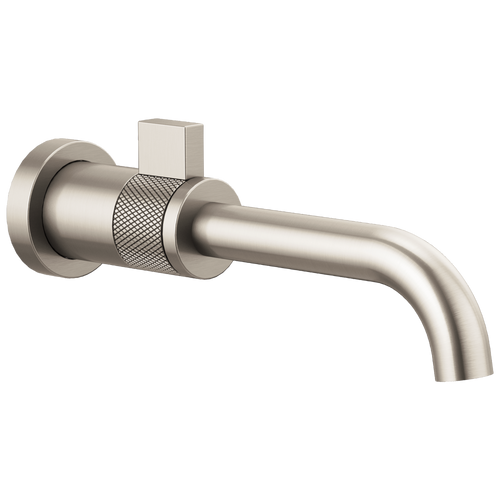 Brizo Litze Single-Handle Wall Mount Lavatory Faucet 1.2 GPM in Luxe Nickel Finish - T65735LF-NK-ECO Brizo Litze Single-Handle Wall Mount Lavatory Faucet 1.2 GPM in Luxe Nickel Finish - T65735LF-NK-ECO