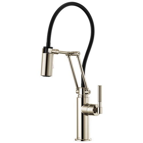 Brizo Litze 63243LF-SS Articulating Faucet with Knurled Handle Stainless Brizo Litze 63243LF-SS Articulating Faucet with Knurled Handle Stainless