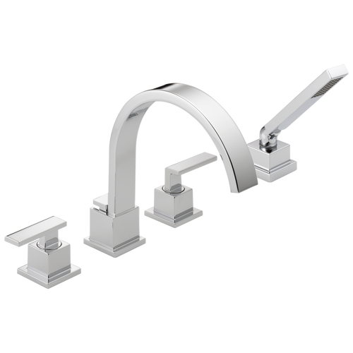 Delta T4753-CZ Vero Roman Tub With Hand Shower Trim CHAMPAGNE BRONZE