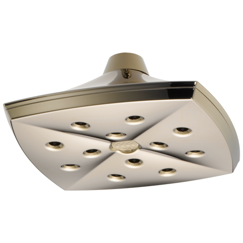 Brizo Charlotte 81385-PNCO-2.5 H2Okinetic Square Raincan Showerhead Cocoa Bronze and Polished Nickel Brizo Charlotte 81385-PNCO-2.5 H2Okinetic Square Raincan Showerhead Cocoa Bronze and Polished Nickel