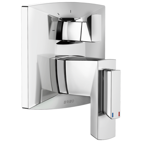 Brizo Vettis T75688-BL Tempassure Thermostatic Valve With Integrated 6-Function Diverter Trim Matte Black Brizo Vettis T75688-BL Tempassure Thermostatic Valve With Integrated 6-Function Diverter Trim Matte Black