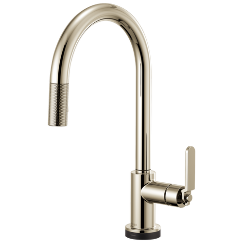 Brizo Litze 64044LF-SS SmartTouch Pull-Down Faucet with Arc Spout and Industrial Handle Stainless Brizo Litze 64044LF-SS SmartTouch Pull-Down Faucet with Arc Spout and Industrial Handle Stainless