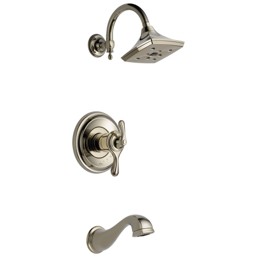 Brizo T60485-PNCO Charlotte Tempassure Thermostatic Tub/shower Cocoa Bronze/Polished Nickel