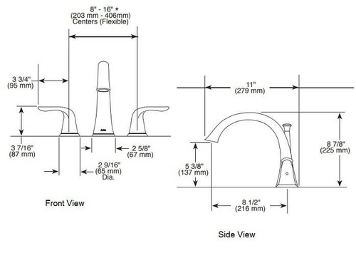 Delta Lahara Roman Tub Trim