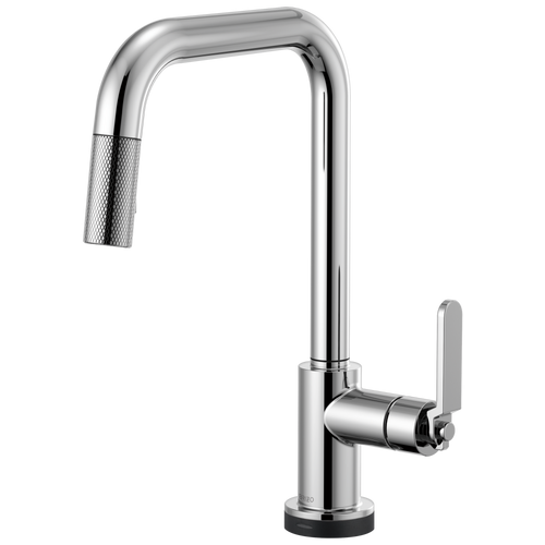 Brizo Litze 64054LF-PN SmartTouch Pull-Down Faucet with Square Spout and Industrial Handle Polished Nickel Brizo Litze 64054LF-PN SmartTouch Pull-Down Faucet with Square Spout and Industrial Handle Polished Nickel