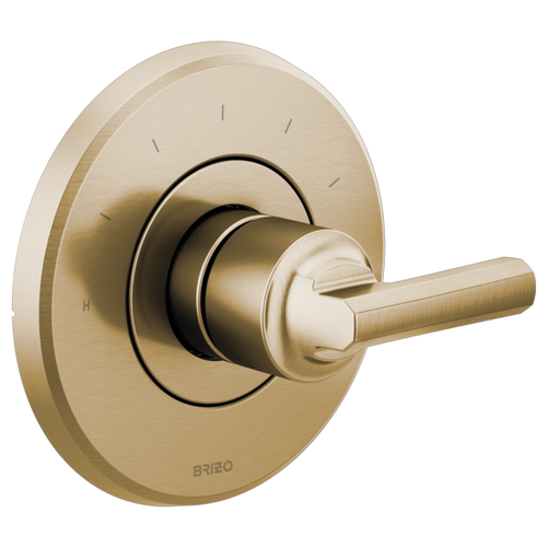 Brizo Levoir Sensori Thermostatic Valve Trim - Less Handle in Luxe Gold Finish - T66T098-GLLHP