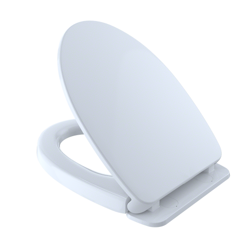 Toto SoftClose Elongated Slow Close Toilet Seat and Lid in Cotton White - 5 Pack