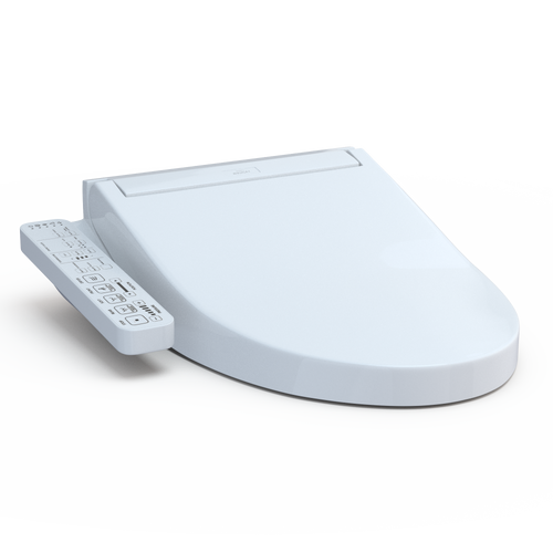 Toto C2 Elongated Washlet Bidet Toilet Seat with PREMIST and EWATER+ Wand Cleaning - Cotton White - 5 Pack