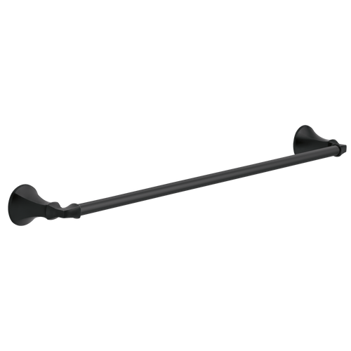 Delta Ashlyn 24" Towel Bar in Matte Black Finish - 76424-BL
