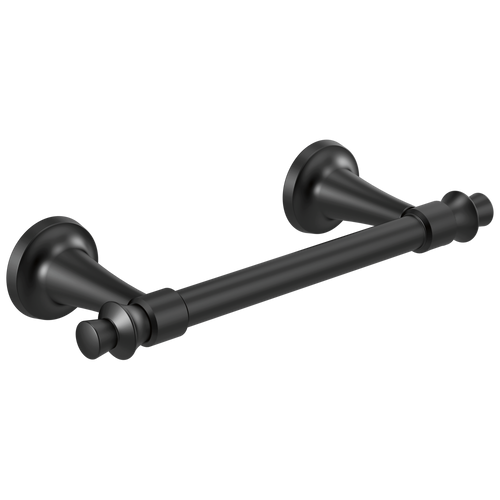 Delta Dorval Tissue Holder Pivoting in Matte Black Finish - 756500-BL